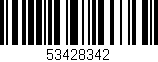 Código de barras (EAN, GTIN, SKU, ISBN): '53428342'
