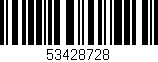Código de barras (EAN, GTIN, SKU, ISBN): '53428728'