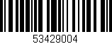 Código de barras (EAN, GTIN, SKU, ISBN): '53429004'