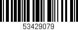 Código de barras (EAN, GTIN, SKU, ISBN): '53429079'