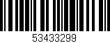 Código de barras (EAN, GTIN, SKU, ISBN): '53433299'