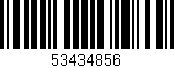 Código de barras (EAN, GTIN, SKU, ISBN): '53434856'