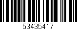 Código de barras (EAN, GTIN, SKU, ISBN): '53435417'