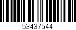 Código de barras (EAN, GTIN, SKU, ISBN): '53437544'