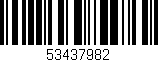 Código de barras (EAN, GTIN, SKU, ISBN): '53437982'