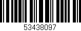 Código de barras (EAN, GTIN, SKU, ISBN): '53438097'
