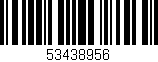 Código de barras (EAN, GTIN, SKU, ISBN): '53438956'