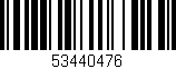 Código de barras (EAN, GTIN, SKU, ISBN): '53440476'