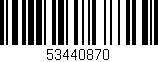 Código de barras (EAN, GTIN, SKU, ISBN): '53440870'