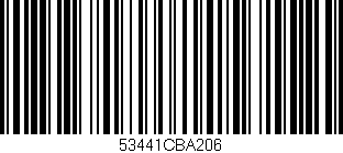 Código de barras (EAN, GTIN, SKU, ISBN): '53441CBA206'