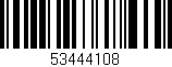 Código de barras (EAN, GTIN, SKU, ISBN): '53444108'