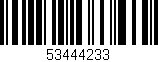 Código de barras (EAN, GTIN, SKU, ISBN): '53444233'