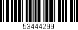Código de barras (EAN, GTIN, SKU, ISBN): '53444299'