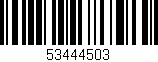Código de barras (EAN, GTIN, SKU, ISBN): '53444503'