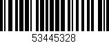 Código de barras (EAN, GTIN, SKU, ISBN): '53445328'