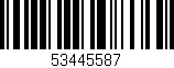 Código de barras (EAN, GTIN, SKU, ISBN): '53445587'