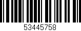 Código de barras (EAN, GTIN, SKU, ISBN): '53445758'