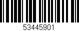 Código de barras (EAN, GTIN, SKU, ISBN): '53445901'