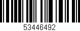 Código de barras (EAN, GTIN, SKU, ISBN): '53446492'