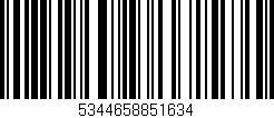 Código de barras (EAN, GTIN, SKU, ISBN): '5344658851634'