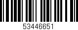 Código de barras (EAN, GTIN, SKU, ISBN): '53446651'