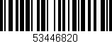 Código de barras (EAN, GTIN, SKU, ISBN): '53446820'
