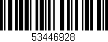 Código de barras (EAN, GTIN, SKU, ISBN): '53446928'
