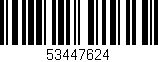 Código de barras (EAN, GTIN, SKU, ISBN): '53447624'