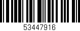 Código de barras (EAN, GTIN, SKU, ISBN): '53447916'