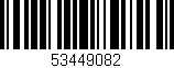 Código de barras (EAN, GTIN, SKU, ISBN): '53449082'