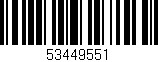 Código de barras (EAN, GTIN, SKU, ISBN): '53449551'