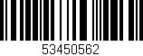 Código de barras (EAN, GTIN, SKU, ISBN): '53450562'