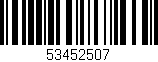 Código de barras (EAN, GTIN, SKU, ISBN): '53452507'