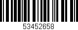 Código de barras (EAN, GTIN, SKU, ISBN): '53452658'