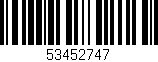 Código de barras (EAN, GTIN, SKU, ISBN): '53452747'