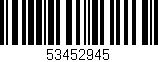 Código de barras (EAN, GTIN, SKU, ISBN): '53452945'