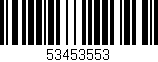 Código de barras (EAN, GTIN, SKU, ISBN): '53453553'
