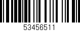 Código de barras (EAN, GTIN, SKU, ISBN): '53456511'