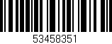 Código de barras (EAN, GTIN, SKU, ISBN): '53458351'