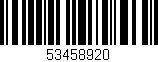 Código de barras (EAN, GTIN, SKU, ISBN): '53458920'