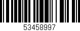 Código de barras (EAN, GTIN, SKU, ISBN): '53458997'