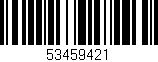 Código de barras (EAN, GTIN, SKU, ISBN): '53459421'
