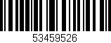 Código de barras (EAN, GTIN, SKU, ISBN): '53459526'