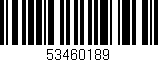 Código de barras (EAN, GTIN, SKU, ISBN): '53460189'