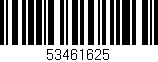 Código de barras (EAN, GTIN, SKU, ISBN): '53461625'