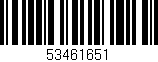 Código de barras (EAN, GTIN, SKU, ISBN): '53461651'