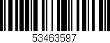 Código de barras (EAN, GTIN, SKU, ISBN): '53463597'