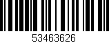 Código de barras (EAN, GTIN, SKU, ISBN): '53463626'