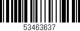 Código de barras (EAN, GTIN, SKU, ISBN): '53463637'