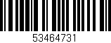 Código de barras (EAN, GTIN, SKU, ISBN): '53464731'